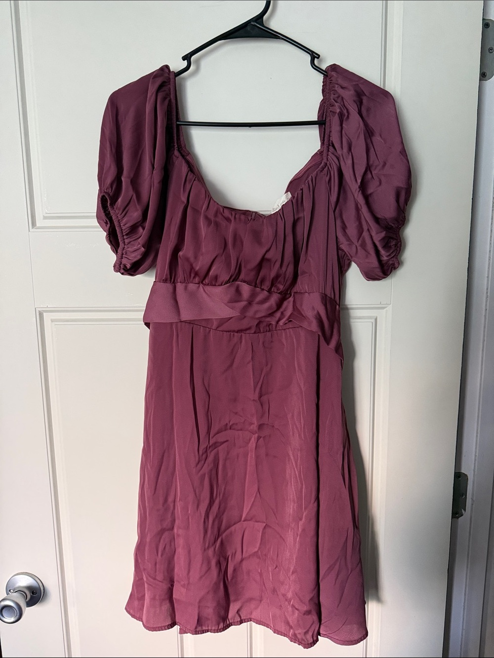Altr'd state Women's Puff Sleeve Empire Waist Dress - Dusty Rose